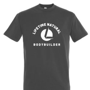 Lifetime Natural Bodybuilder Shirt Anthrazit